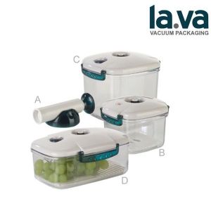 Lava-Vacco Vakuumcontainer Set 4-teilig 