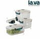 Lava-Vacco Vakuumcontainer Set 4-teilig 